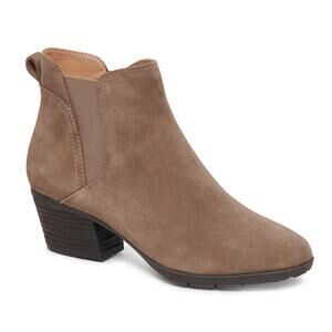 Blondo Waterproof Victory Bootie Dark Taupe Suede Sz. 8 NIB Chic Versatile Sleek